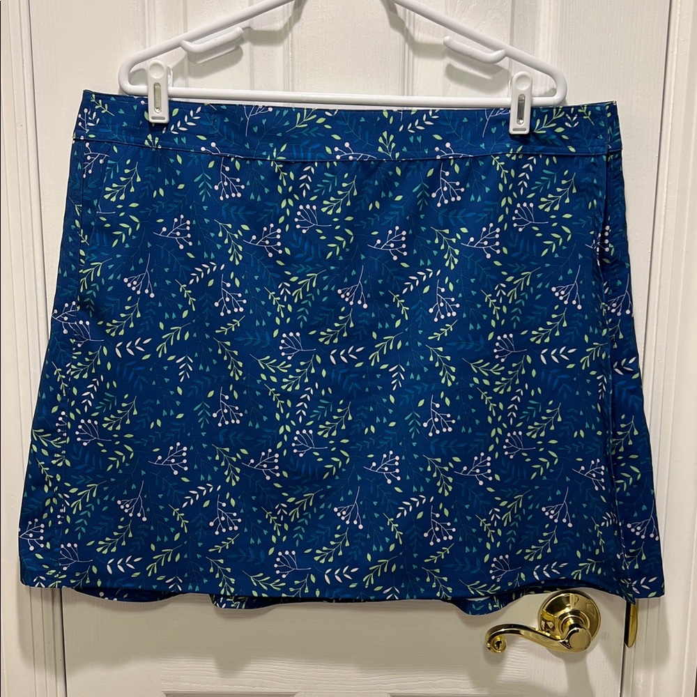 Ripskirt Wrap Skirt Length 2, Limited Edition Blue Blossom print, size XXL